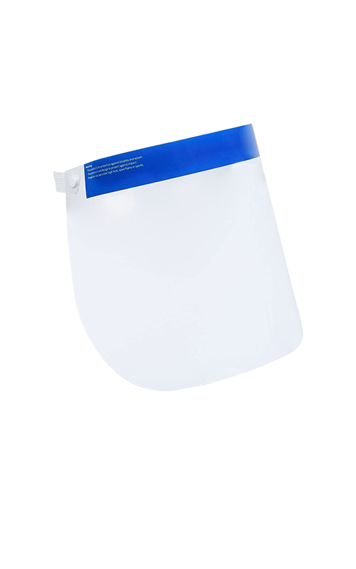 Escudo facial protetor transparente